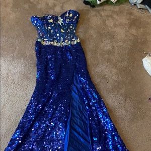 Blue Prom Dress